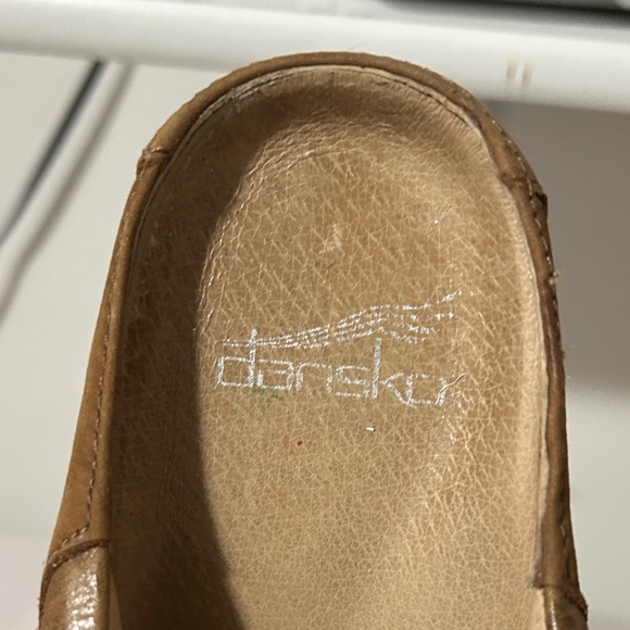 Dansko Tan Leather Mules ladies size 38 - Picture 3 of 7